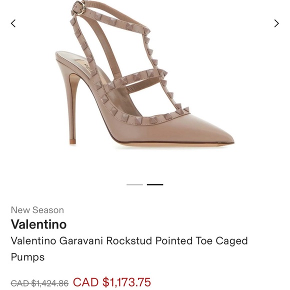 Valentino Garavani Rockstud Pointed Toe Caged - NEW - Picture 3 of 9